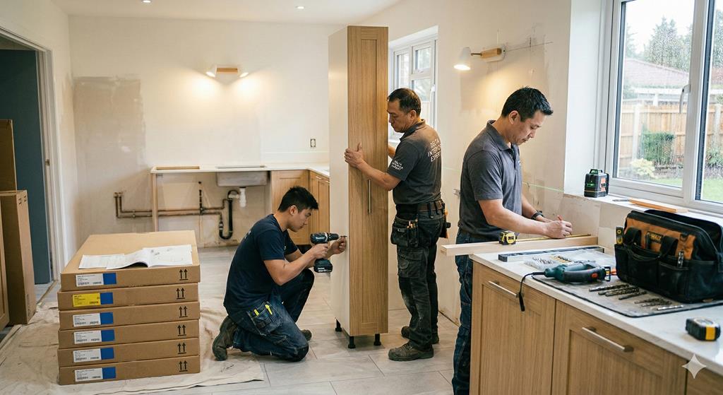 IKEA cabinet install